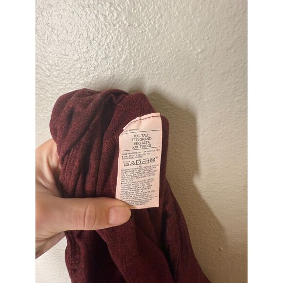 Old Navy Red High Ruse Flare Leggings Sz XXL Tall Athleisure Casual Comfort - Picture 6 of 9